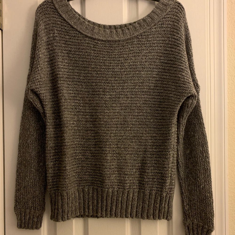 Aerie Sweater scoop neck style